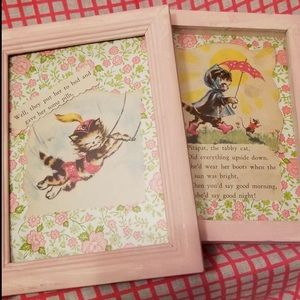 Vintage Cat Wall Art